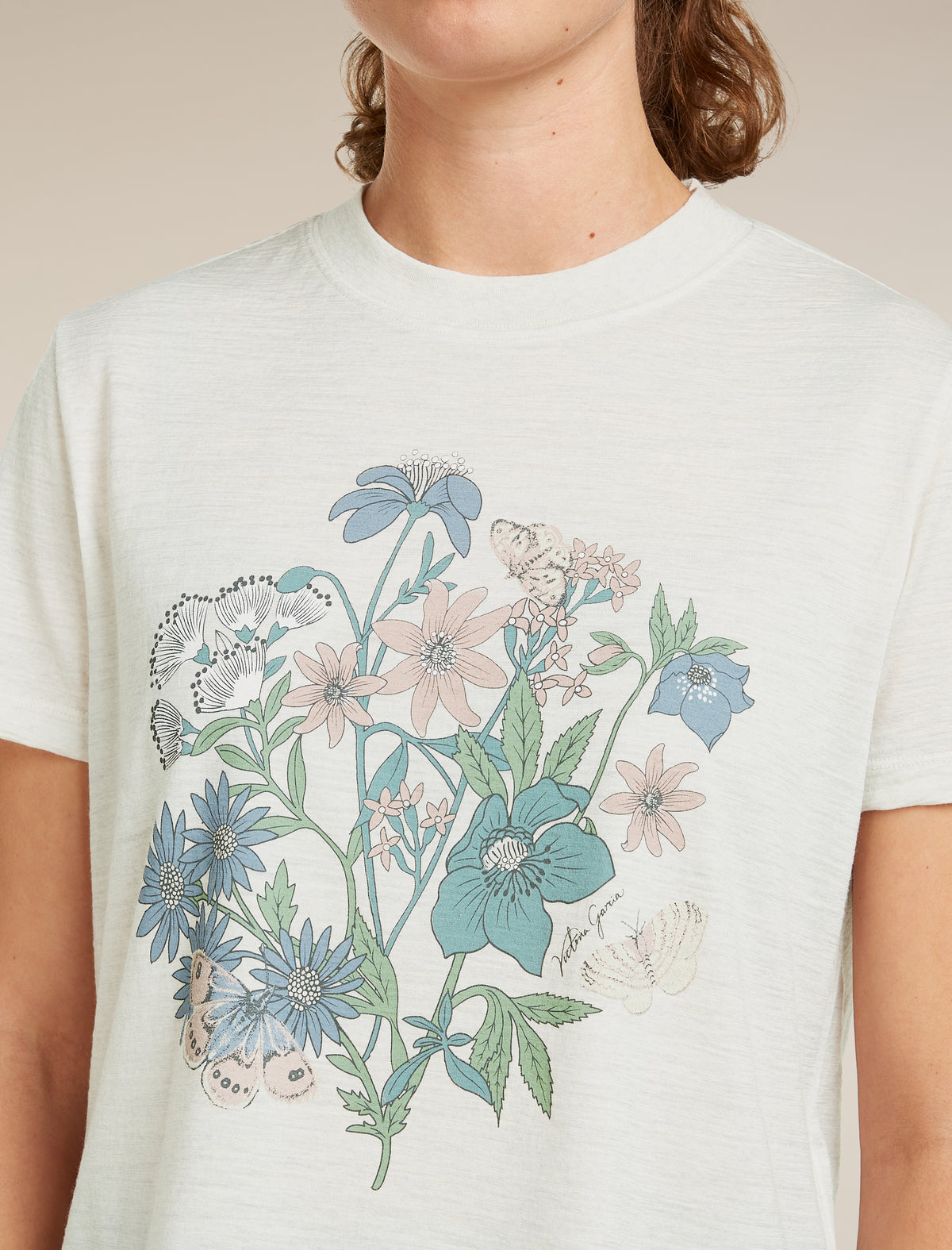 Women's Merino 150 Tech Lite Short Sleeve Crop Tee NZ Flora  - 8