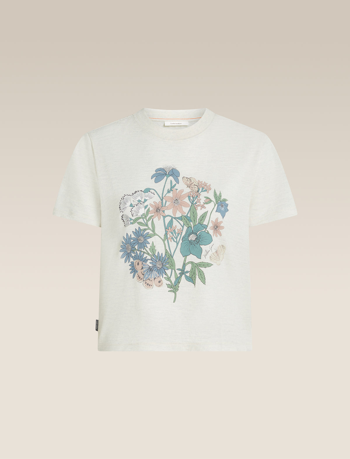 Women's Merino 150 Tech Lite Short Sleeve Crop Tee NZ Flora  - 7