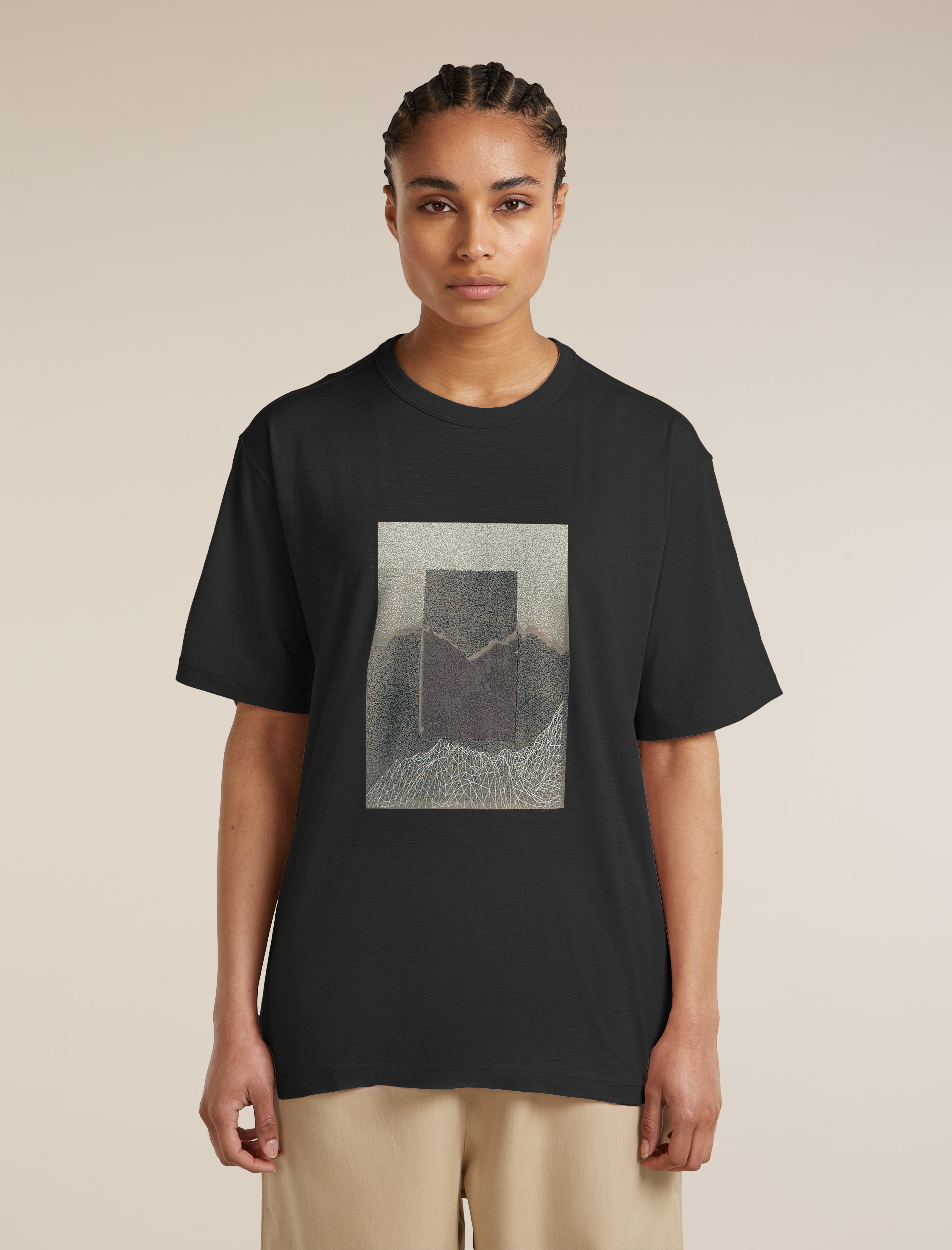 Women Merino 150 Tech Lite Short Sleeve Relaxed Tee Mountain Shift