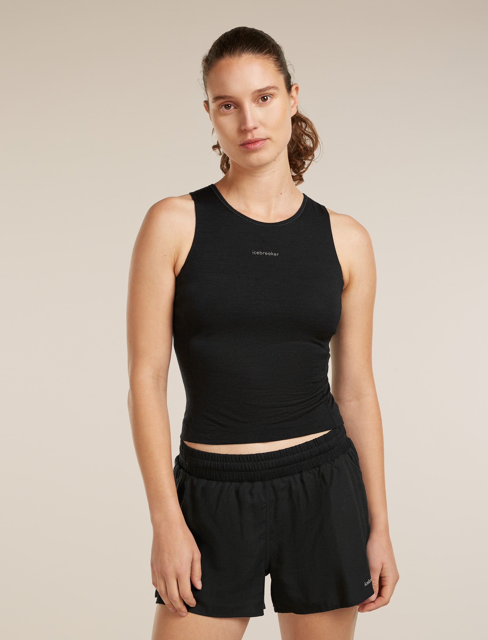 Women Merino 150 Active Cropped Bra-Tank| icebreaker