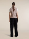 Women's Merino Blend 960 RealFleece™ High Pile Vest Pink Quartz Heather - 5