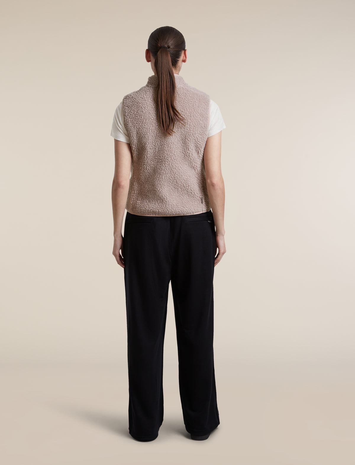 Women's Merino Blend 960 RealFleece™ High Pile Vest Pink Quartz Heather - 5