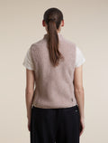 Women's Merino Blend 960 RealFleece™ High Pile Vest Pink Quartz Heather - 2