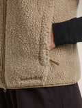Women's Merino Blend 960 RealFleece™ High Pile Vest Bay Heather/Cumin - 7