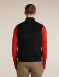 Men's Merino Blend 800 RealFleece™ Classic Pile Vest Black - 2