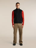 Men's Merino Blend 800 RealFleece™ Classic Pile Vest Black - 3