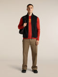 Men's Merino Blend 800 RealFleece™ Classic Pile Vest Black - 4