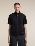 Women's Merino Blend 800 RealFleece™ Classic Pile Vest Black - 1