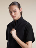 Women's Merino Blend 800 RealFleece™ Classic Pile Vest Black - 6