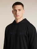 Men's Merino 360 RealFleece™ Elemental Long Sleeve Hoodie Black - 7