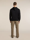 Men's Merino 360 RealFleece™ Elemental Long Sleeve Hoodie Black - 8