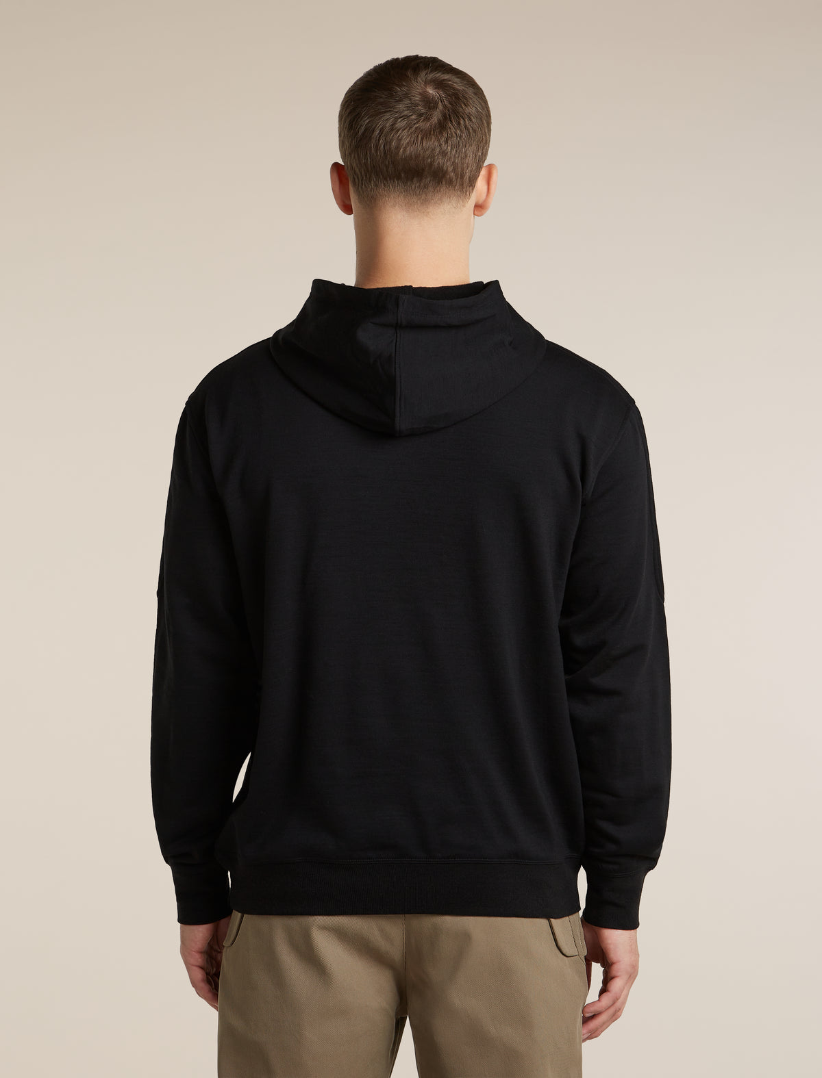 Men's Merino 360 RealFleece™ Elemental Long Sleeve Hoodie Black - 2