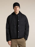 Men's Merino 360 RealFleece™ Elemental Long Sleeve Hoodie Black - 5