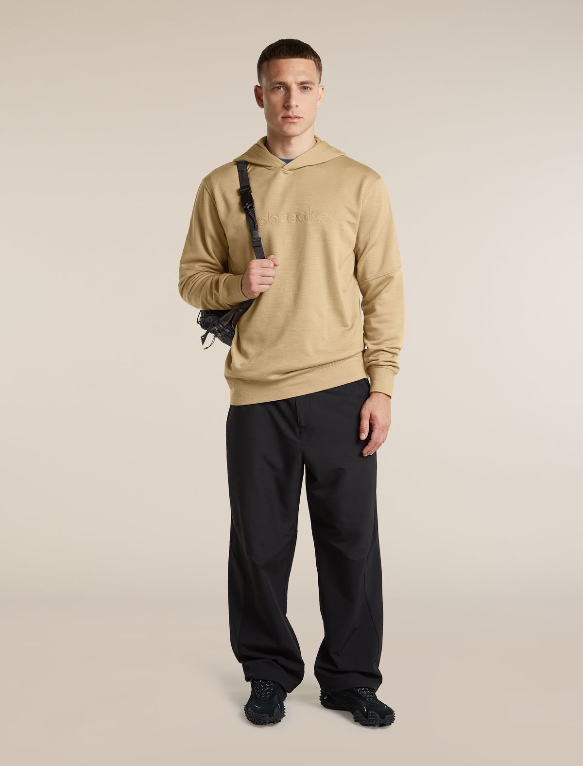 Men's Merino 360 RealFleece™ Elemental Long Sleeve Hoodie Cumin - 4