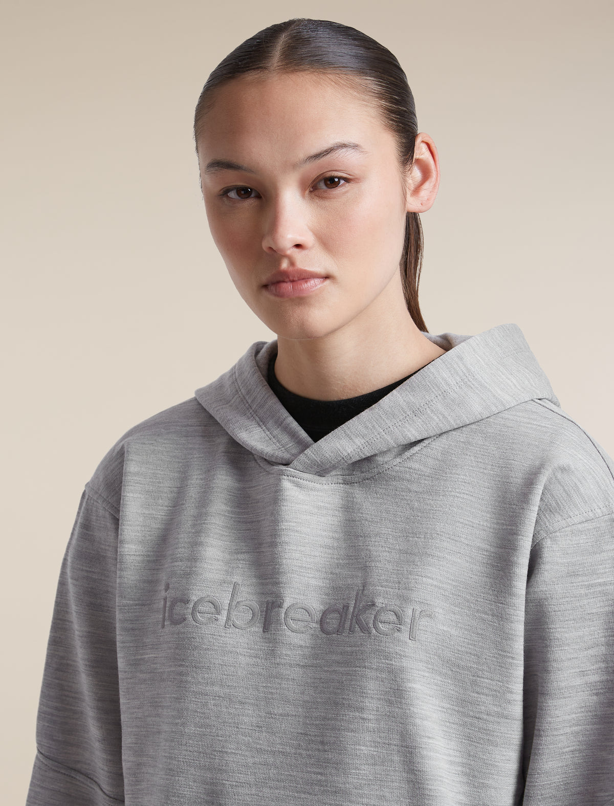 Women's Merino 360 RealFleece™ Elemental Long Sleeve Hoodie Metro Heather - 7