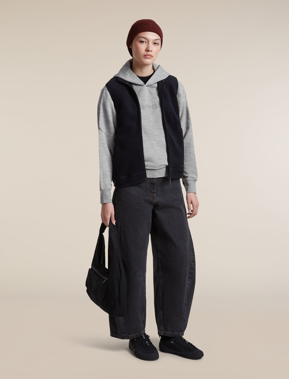 Women's Merino 360 RealFleece™ Elemental Long Sleeve Hoodie Metro Heather - 4