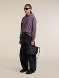 Women's Merino 360 RealFleece™ Elemental Long Sleeve Hoodie Grey Plum - 4
