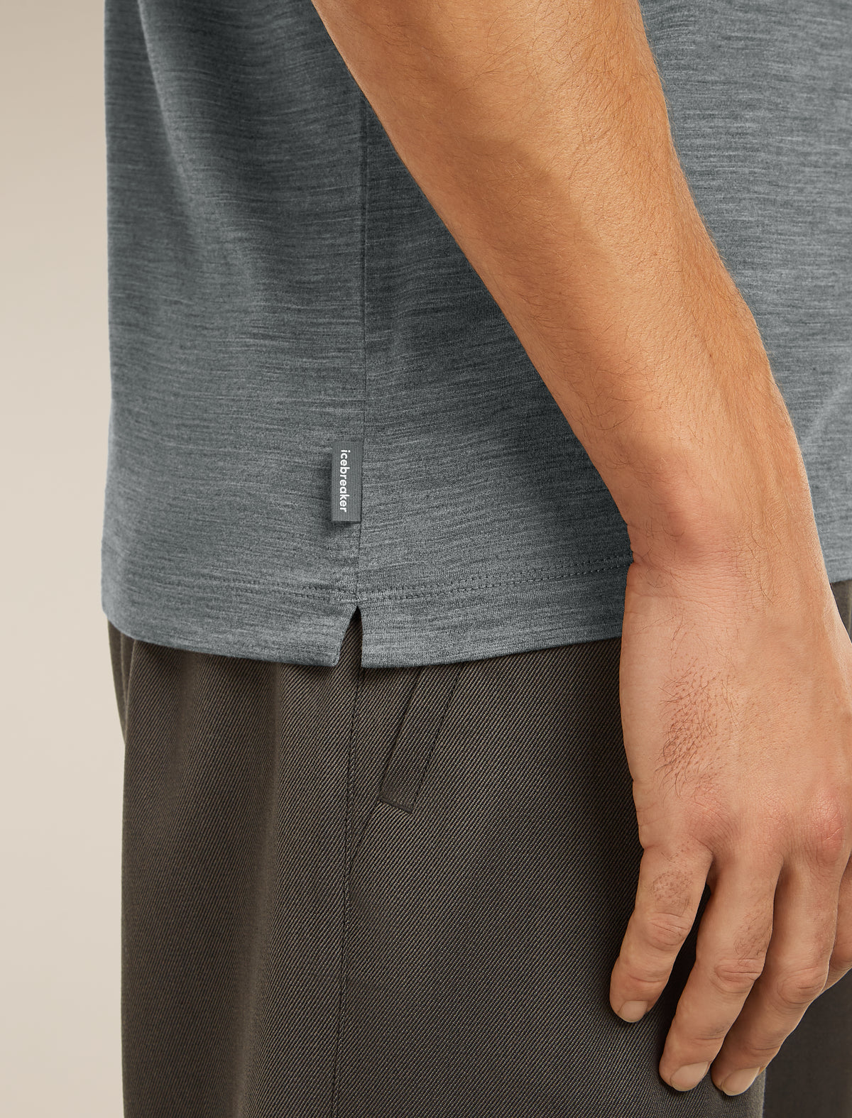 Men's 15.5 MerinoFine™ Jersey Short Sleeve Tee Gritstone Hthr - 5