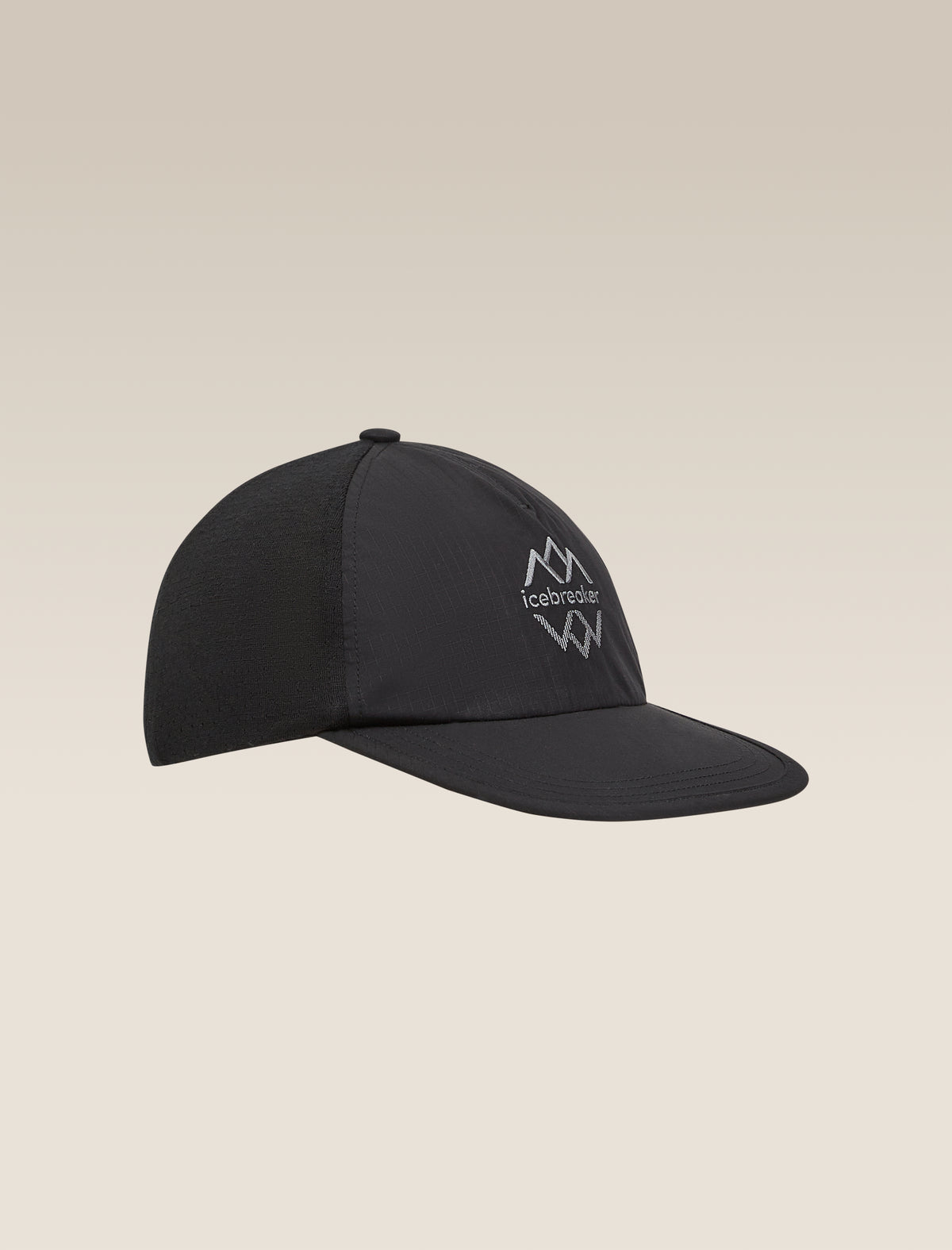 Unisex Shell+™ Cotton Windbreaker Trucker Hat Logo Reflections Black - 7