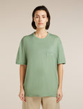 Unisex Merino 150 Short Sleeve Pocket Tee Seaglass - 3