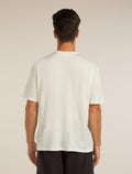 Unisex Merino 150 Short Sleeve Pocket Tee Ecru hthr - 6