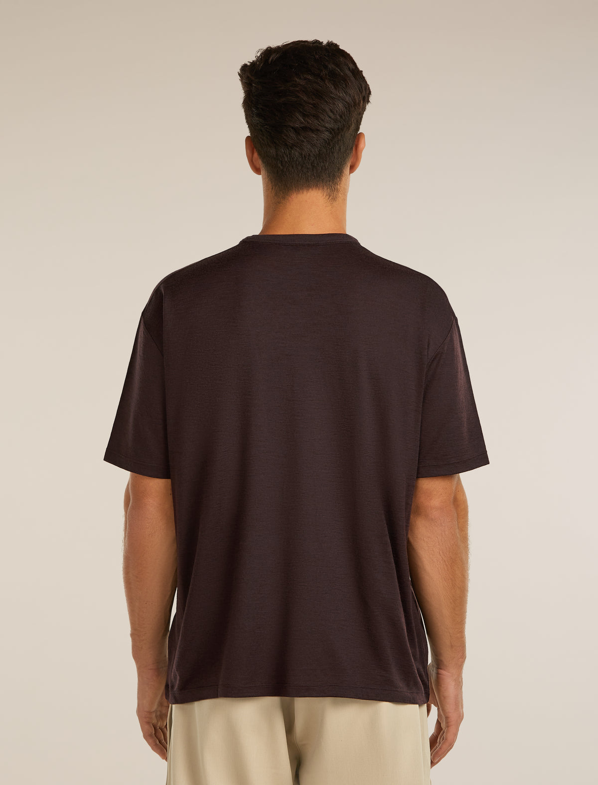 Unisex Merino 150 Short Sleeve Pocket Tee Bittersweet - 2