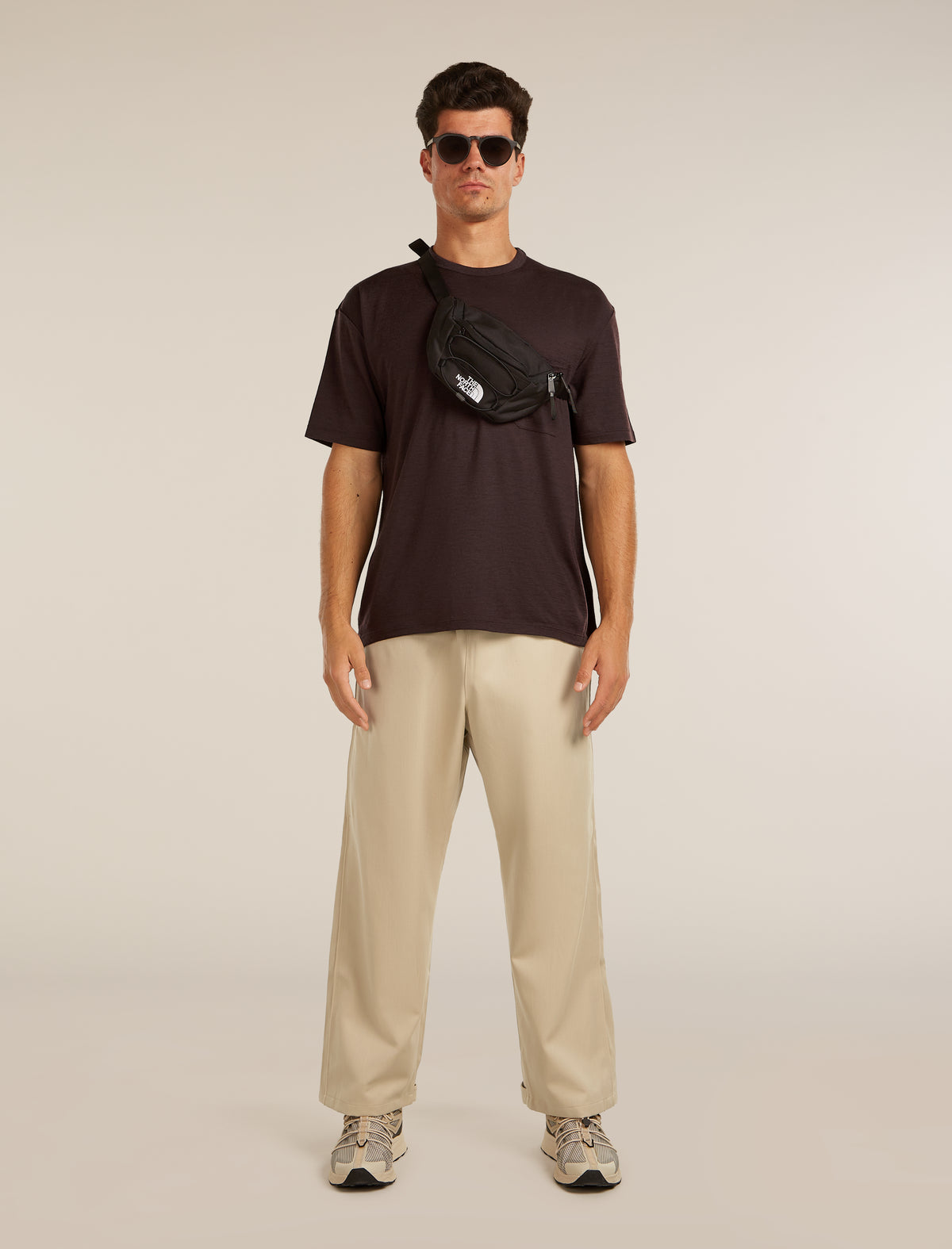 Unisex Merino 150 Short Sleeve Pocket Tee Bittersweet - 6
