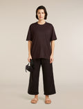 Unisex Merino 150 Short Sleeve Pocket Tee Bittersweet - 8