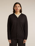 Unisex Merino 150 Round Neck Cardigan Before Dawn - 5