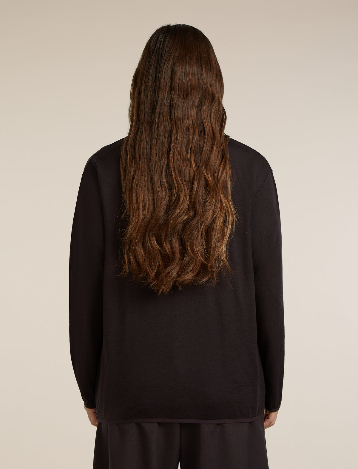 Unisex Merino 150 Round Neck Cardigan Before Dawn - 6