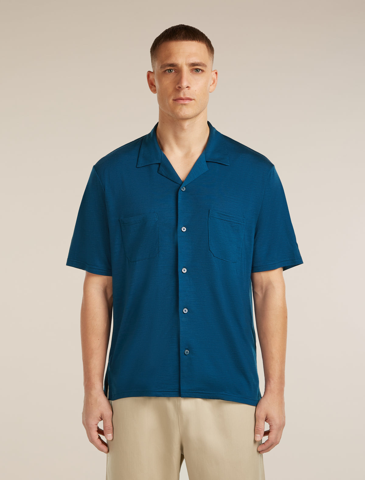 Unisex Merino Blend 125 Cool-Lite™ Short Sleeve Shirt Atlantis - 3