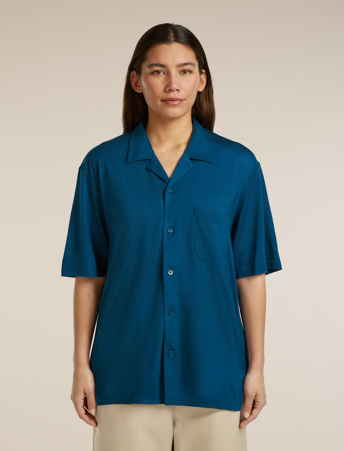 Unisex Merino Blend 125 Cool-Lite™ Short Sleeve Shirt Atlantis - 4