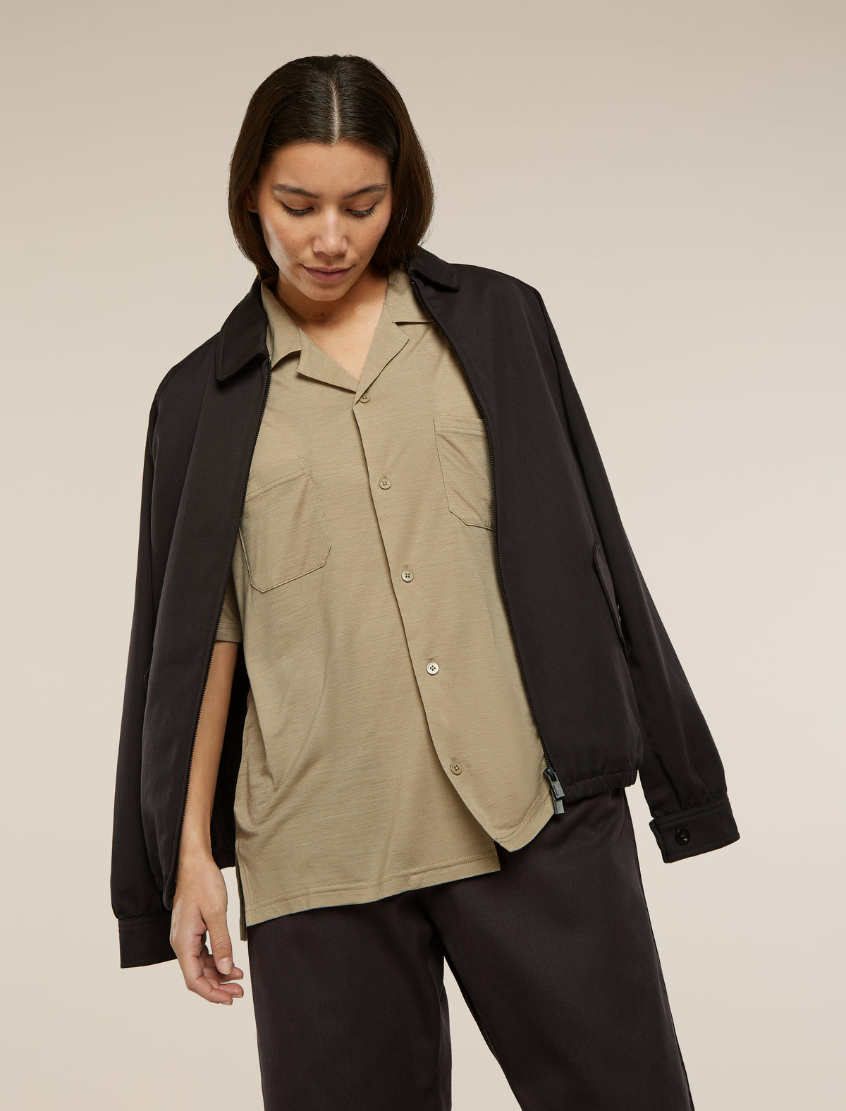 Unisex Merino Blend 125 Cool-Lite™ Short Sleeve Shirt Flagstone - 17