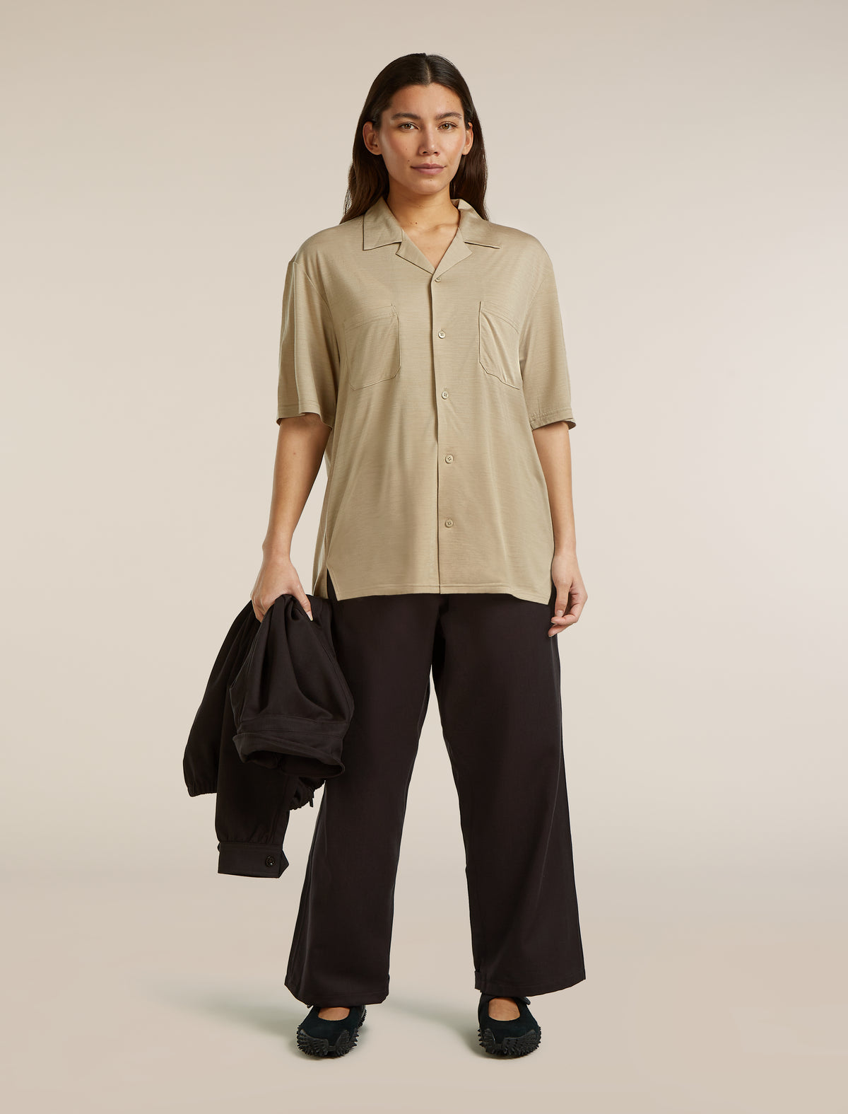 Unisex Merino Blend 125 Cool-Lite™ Short Sleeve Shirt Flagstone - 9