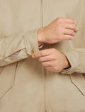 Unisex Merino Cotton Twill Shirt Jacket Safari - 13