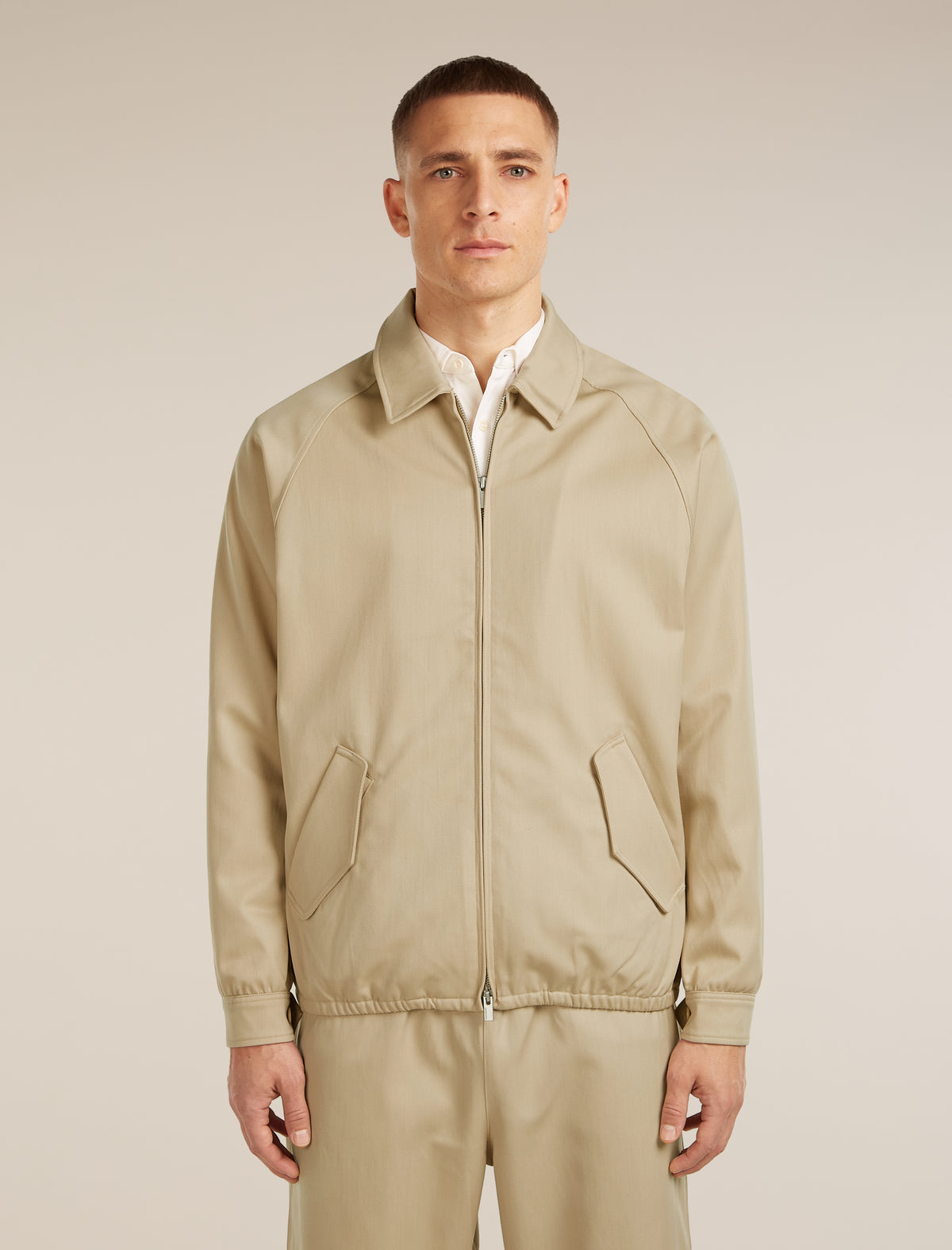 Unisex Merino Cotton Twill Shirt Jacket Safari - 3