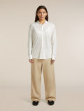 Unisex Merino Cotton Twill Adjustable Pants Safari - 10