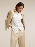 Unisex Merino Cotton Twill Adjustable Pants Safari - 17
