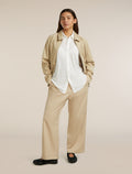 Unisex Merino Cotton Twill Adjustable Pants Safari - 8