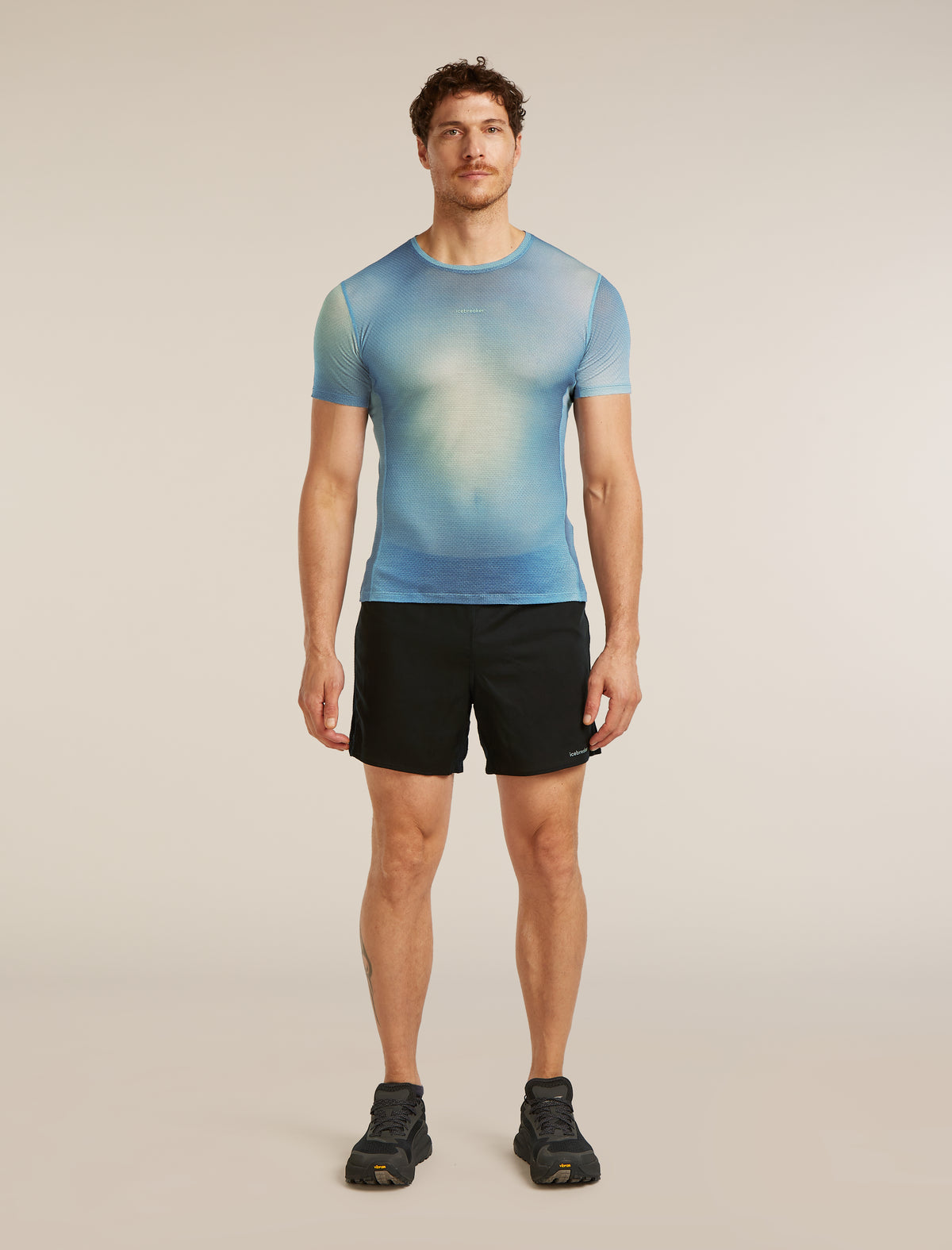 T-shirt 75 Cool-Lite™ Featherlight™ en mélange de mérinos pour hommes AOP  - 3
