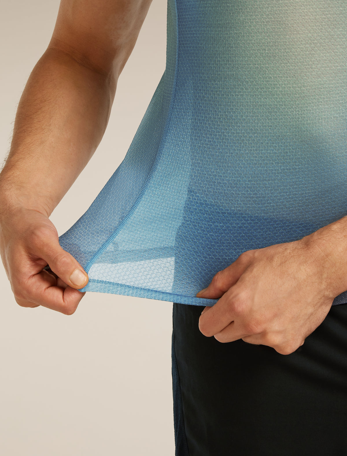 T-shirt 75 Cool-Lite™ Featherlight™ en mélange de mérinos pour hommes AOP  - 6