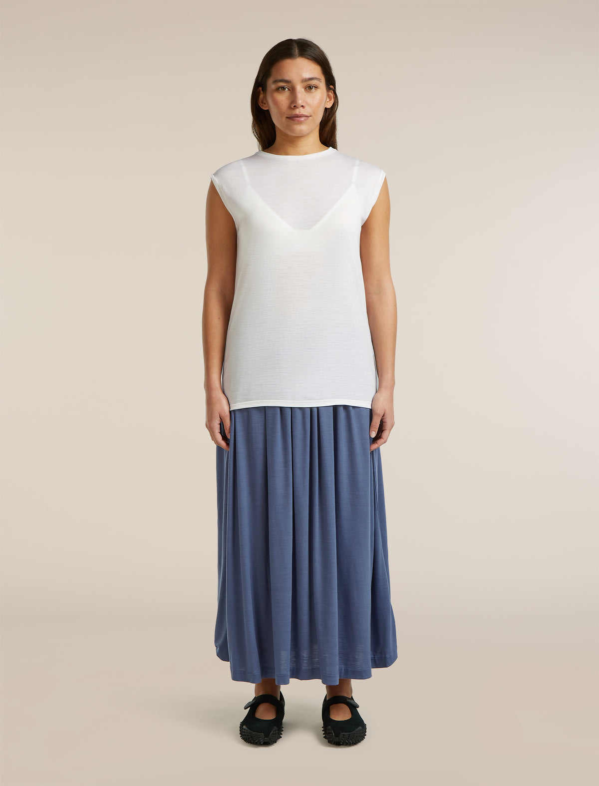 Women's Merino Blend 125 Cool-Lite™ Sleeveless Tee Enamel - 4