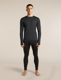 Men's 200 MerinoFine™ Ace Long Sleeve Thermal Crewe Jet Heather - 3