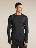 Men's 200 MerinoFine™ Ace Long Sleeve Thermal Crewe Jet Heather - 5