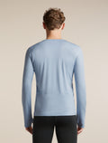 Men's 200 MerinoFine™ Ace Long Sleeve Thermal Crewe Zinc Blue - 2