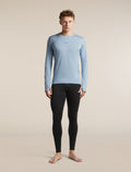 Men's 200 MerinoFine™ Ace Long Sleeve Thermal Crewe Zinc Blue - 3