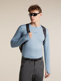 Men's 200 MerinoFine™ Ace Long Sleeve Thermal Crewe Zinc Blue - 5