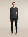 Women's 200 MerinoFine™ Ace Long Sleeve Thermal Crewe Jet Heather - 3
