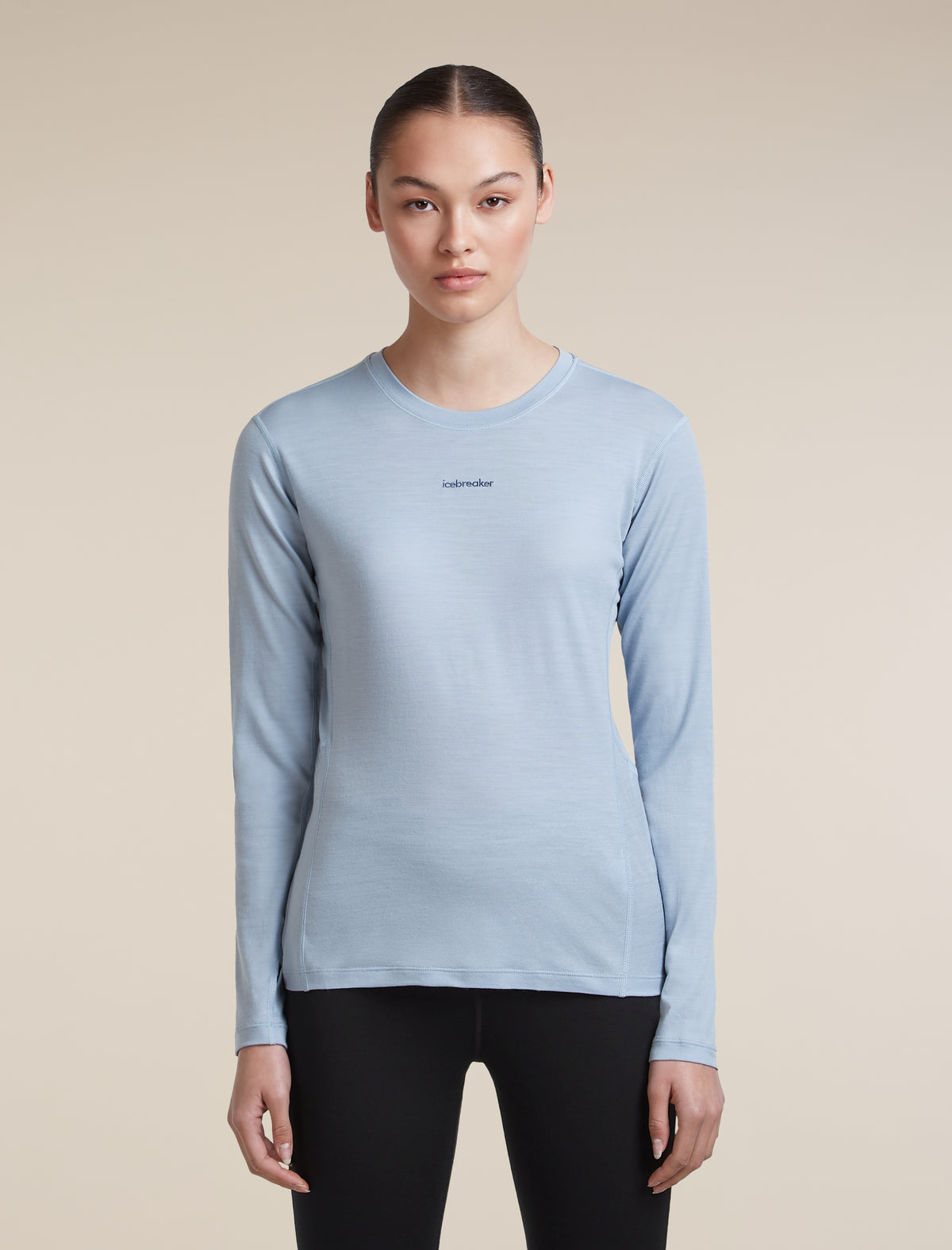 Women's 200 MerinoFine™ Ace Long Sleeve Thermal Crewe Zinc Blue - 1