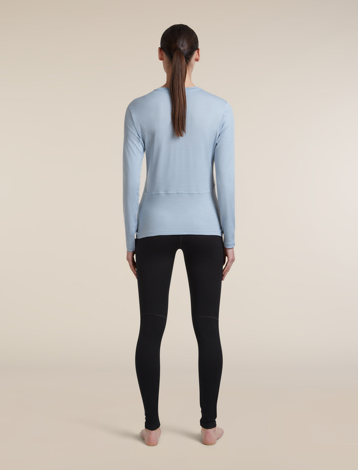 Women's 200 MerinoFine™ Ace Long Sleeve Thermal Crewe Zinc Blue - 8